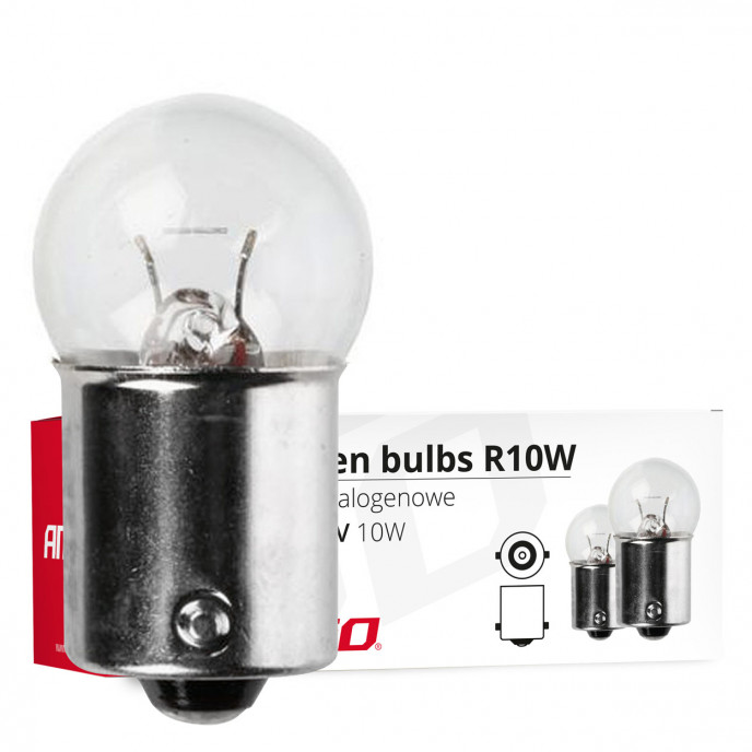 Halogeenlampen R10W BA15s 24V 10st