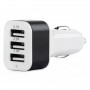 Telefoon oplader 3xUSB wit PCH-03
