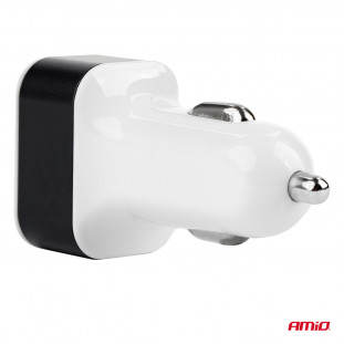 Telefoon oplader 3xUSB wit PCH-03