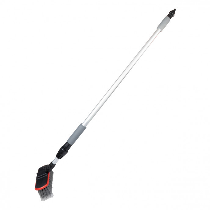 Telescopische Doorstroomwasborstel 97-160cm AMIO-01045