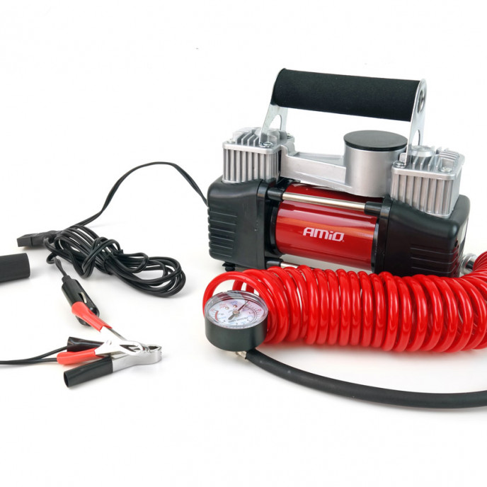 Auto Luchtcompressor 2cilinder 12V HQ Acomp-04
