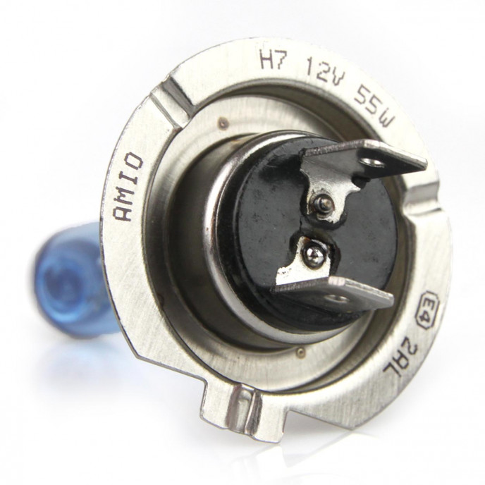 Halogeenlamp H7 12V 55W UV-filter (E8) Super Wit
