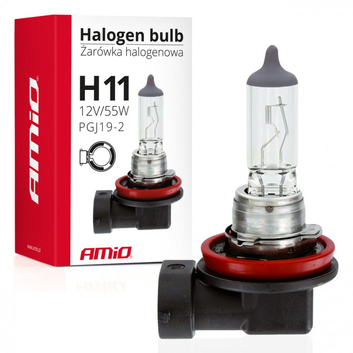 Halogeenlamp H11 12V 55W UV-filter (E8)