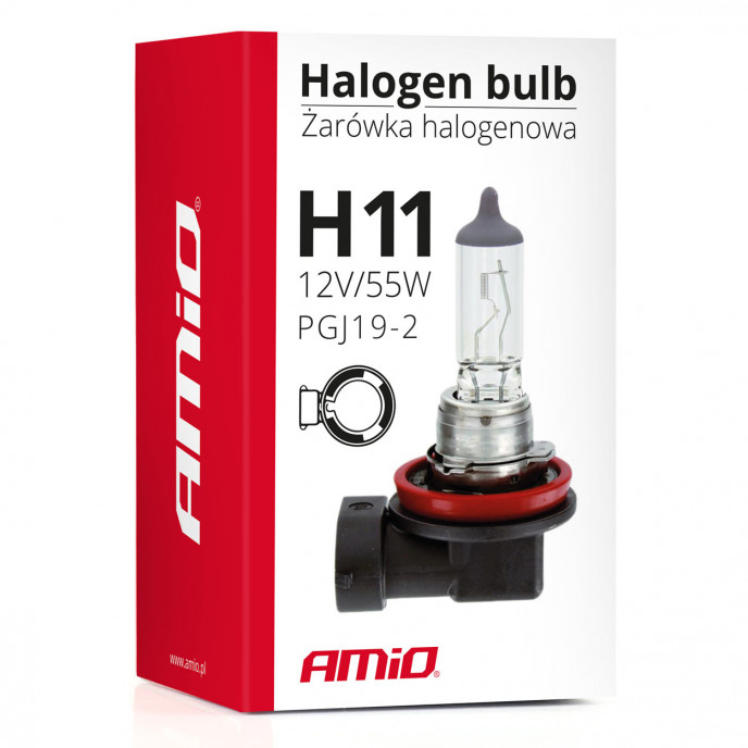 Halogeenlamp H11 12V 55W UV-filter (E8)
