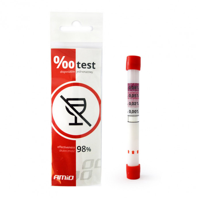 Wegwerp ademalcohol tester kit, gecertificeerd