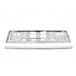 Kentekenplaat Frame - Zilver metalic