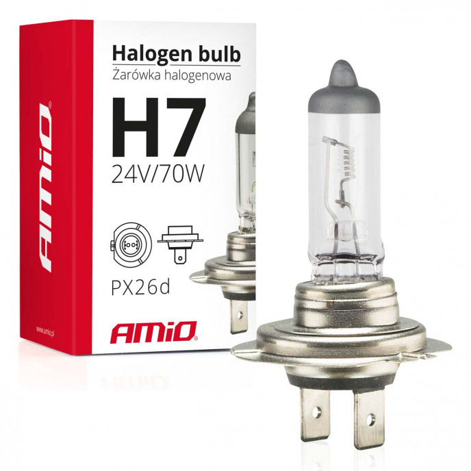 Halogeenlamp H7 24V 70W UV-filter (E8)