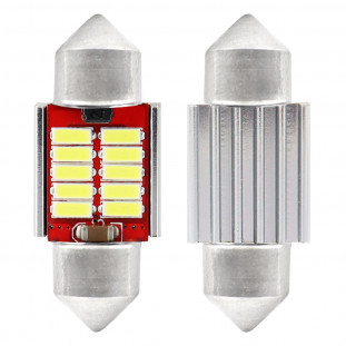 LED CANBUS 4014 10SMD Festoon C5W C10W C3W 31mm Wit 12V/24V