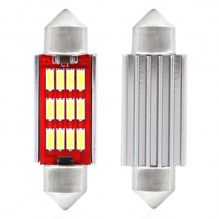 LED CANBUS 4014 12SMD Festoon C5W C10W C3W 39mm Wit 12V/24V