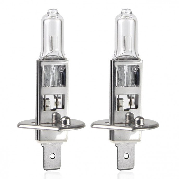 Halogeenlampen H1 12V 55W LumiTec ZILVER +100% DUO