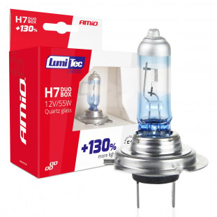Halogeenlampen H7 12V 55W LumiTec LIMITED +130% DUO