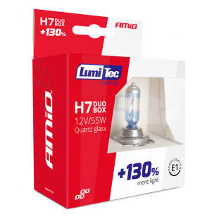 Halogeenlampen H7 12V 55W LumiTec LIMITED +130% DUO