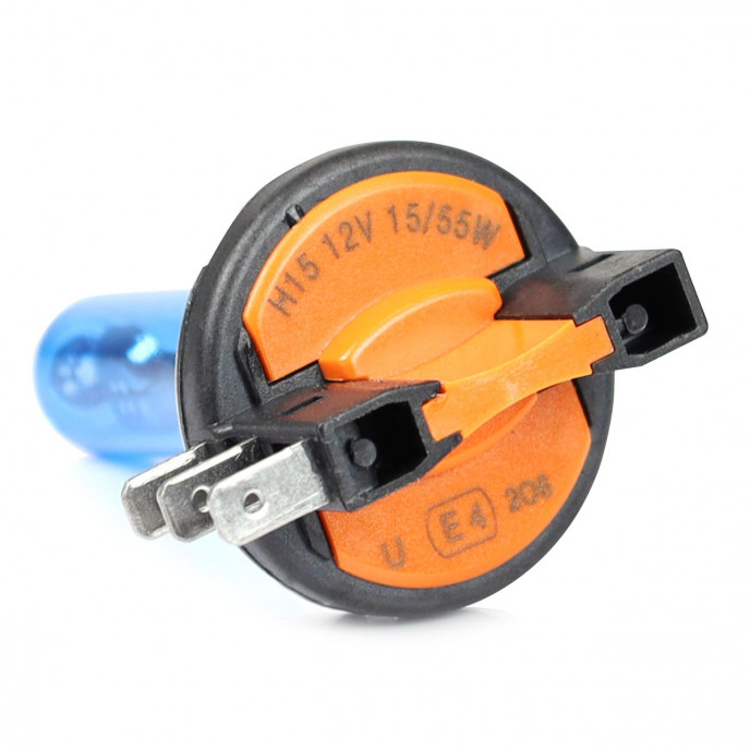 Halogeenlamp H15 12V 55W Super Wit