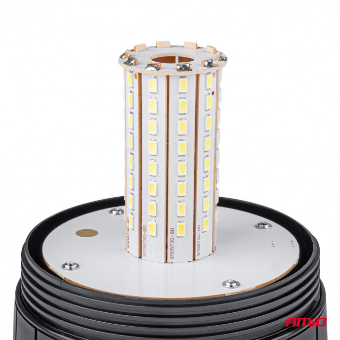 LED Waarschuwingslamp W09M MAG/3 BOLT, ECE R10 80LED 12/24V IP56 AMIO-01502