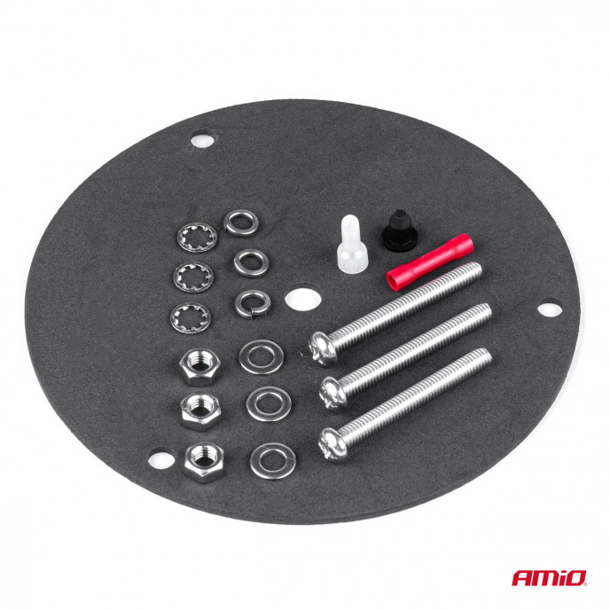 LED Waarschuwingslamp R10 12V 24V W14M AMIO-01503