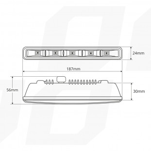 Dagrijverlichting DRL 501PK AMIO-01520