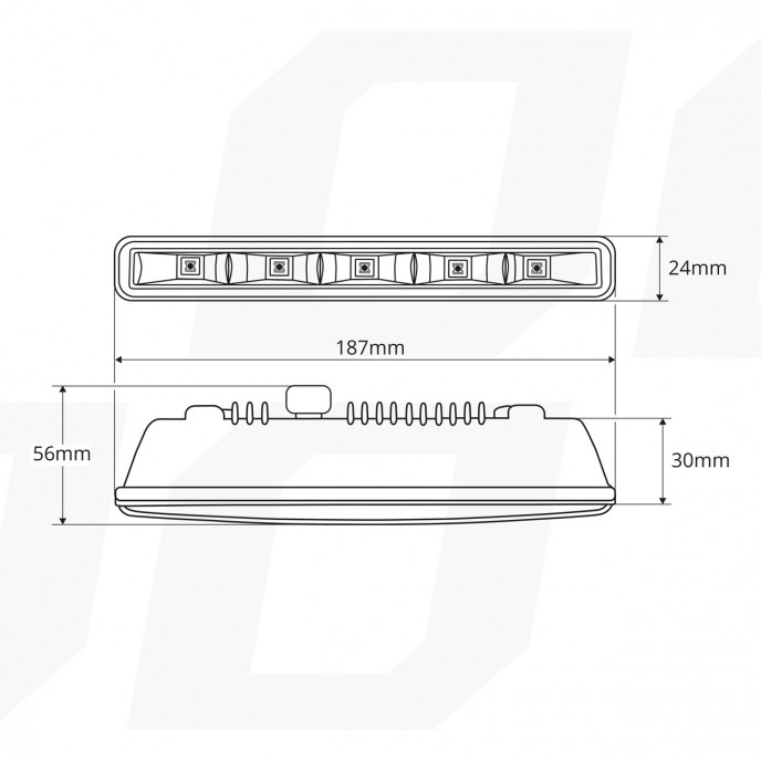 Dagrijverlichting DRL 501PK AMIO-01520