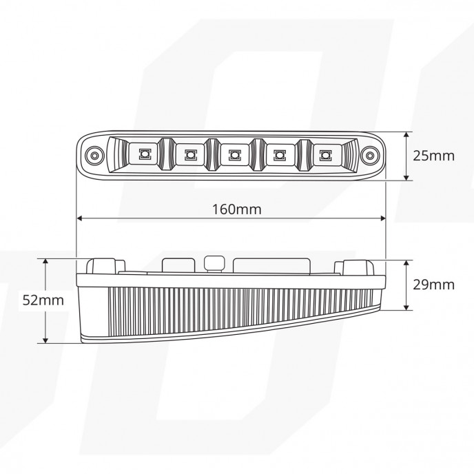 Dagrijverlichting DRL 506PK AMIO-01522