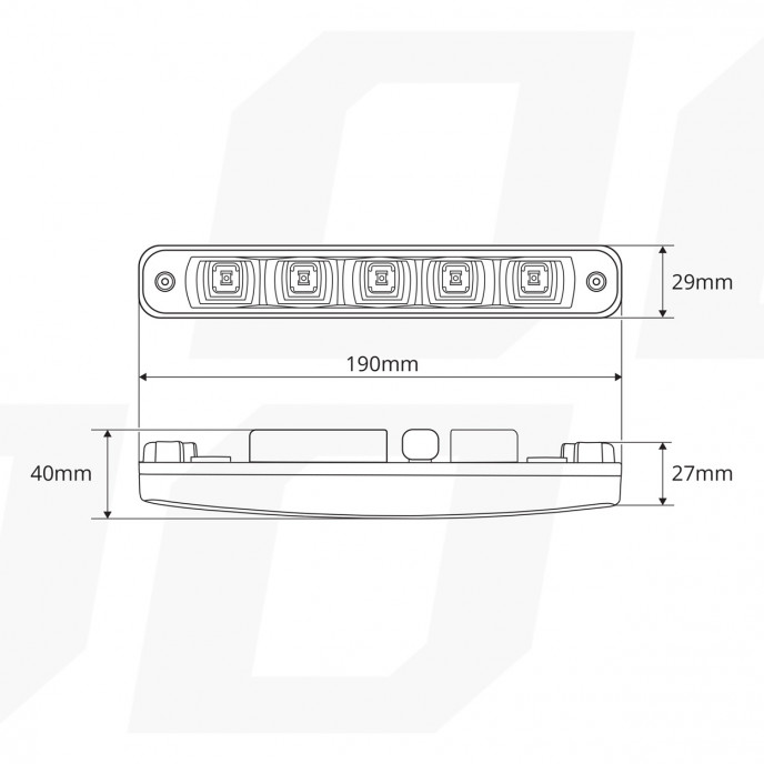 Dagrijverlichting DRL 507PK AMIO-01523
