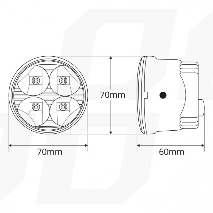 Dagrijverlichting DRL 510PK AMIO-01524