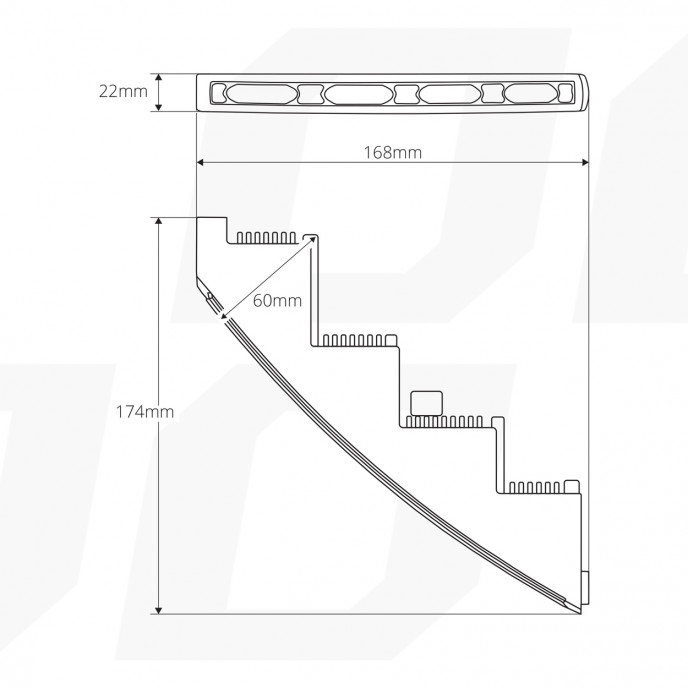 Dagrijverlichting DRL 523PK mini