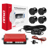 Parkeersensoren 4 zwart, met buzzer