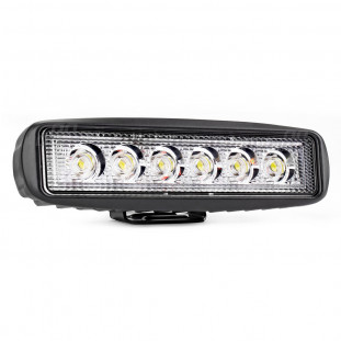 Werklamp AWL01 6 LED FLAT 9-60V, afm 160x43x42mm