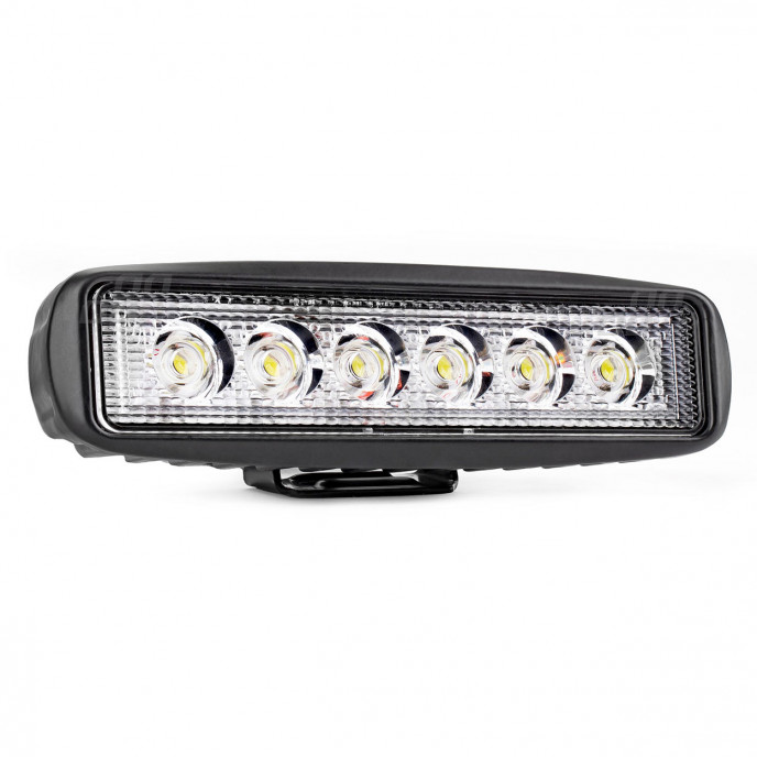Werklamp AWL01 6 LED FLAT 9-60V, afm 160x43x42mm
