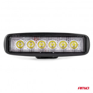 Werklamp AWL01 6 LED FLAT 9-60V, afm 160x43x42mm