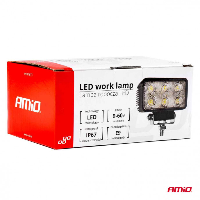 Werklamp AWL02 6 LED FLAT 9-60V