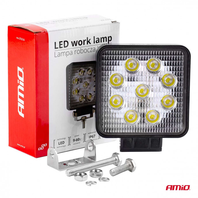 Werklamp AWL03 9 LED FLOOD 9-60V