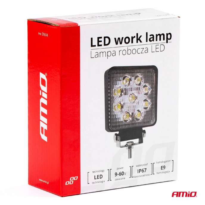 Werklamp AWL03 9 LED FLOOD 9-60V