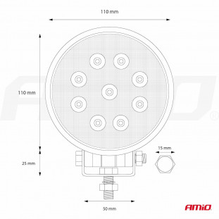 Werklamp AWL04 9 LED FLOOD 9-60V