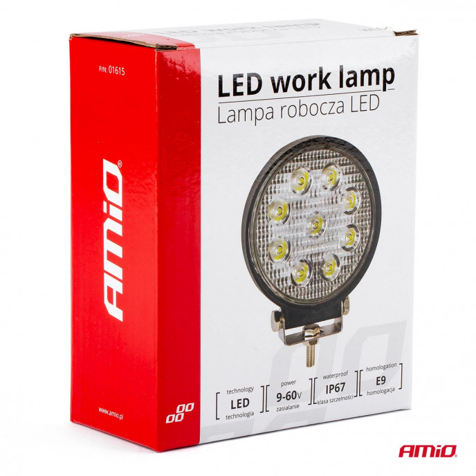 Werklamp AWL04 9 LED FLOOD 9-60V