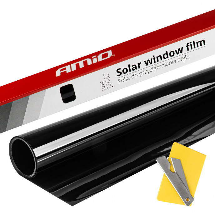 Solar Raamfolie Super Donker Zwart 0,75x3m (5%)