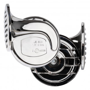 Chroom Claxon 12V 2 stuks CHR-01
