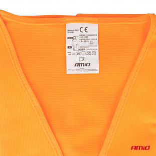 Veiligheidsvest oranje met certificaat