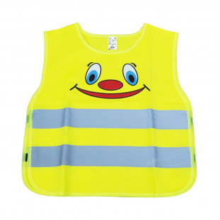 Veiligheidsvest voor kinderen geel met certificaat AMIO-01737