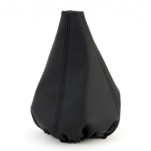 Versnellingspook cover eco-leer zwart