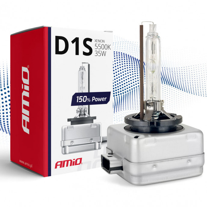 Xenon lamp D1S 5500K AMiO 150% VERMOGEN
