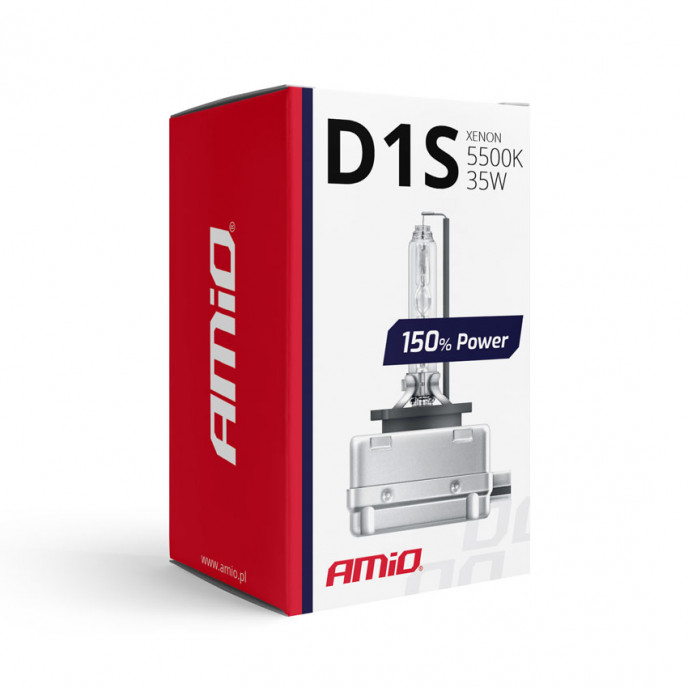 Xenon lamp D1S 5500K AMiO 150% VERMOGEN