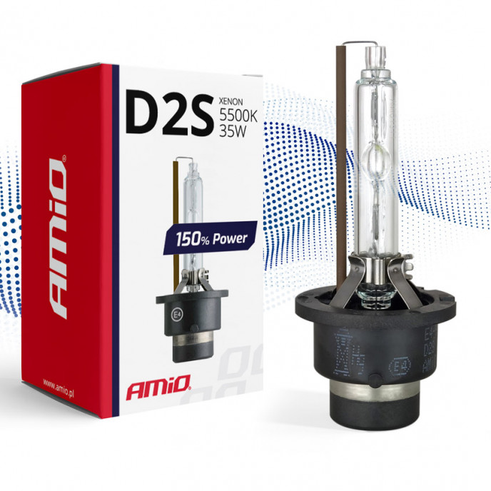 Xenon lamp D2S 5500K AMiO 150% VERMOGEN