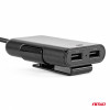 Telefoonoplader voor-achter met verlengsnoer 4 USB