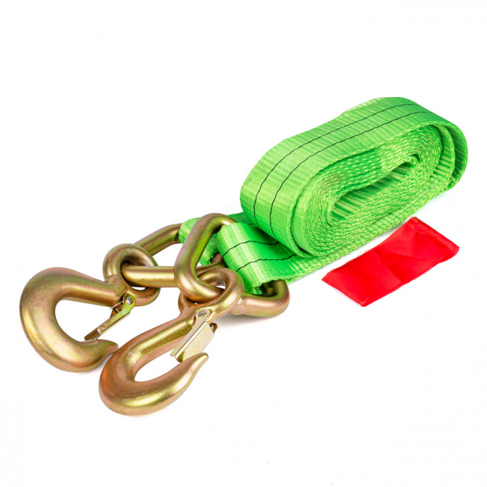Trekriem 5m 60mm 9t haak+haak