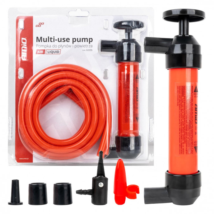 Lucht- en oliehandpomp 3 in 1 AMIO-02055