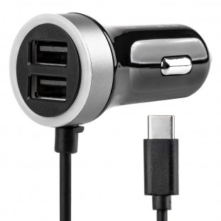 Telefoon oplader 12/24V Micro C + 2x USB 2.4A PCH PRO-3