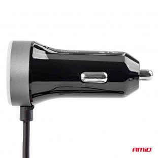 Telefoon oplader 12/24V Micro C + 2x USB 2.4A PCH PRO-3