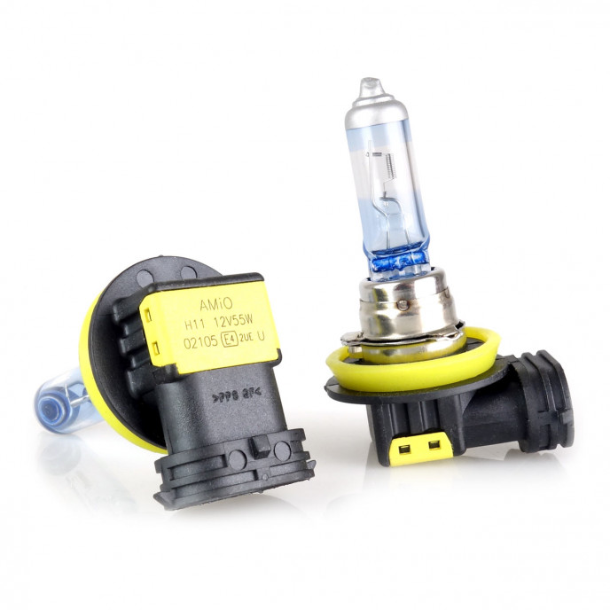 Halogeenlampen H11 12V 55W LumiTec LIMITED +130% DUO