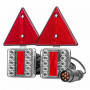 Magnetische aanhanger lamp set met driehoek