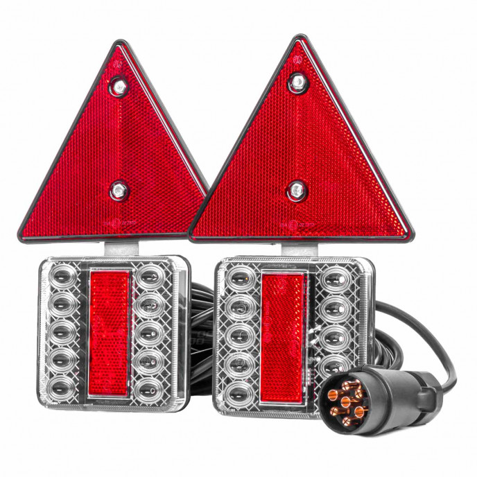 Magnetische aanhanger lamp set met driehoek